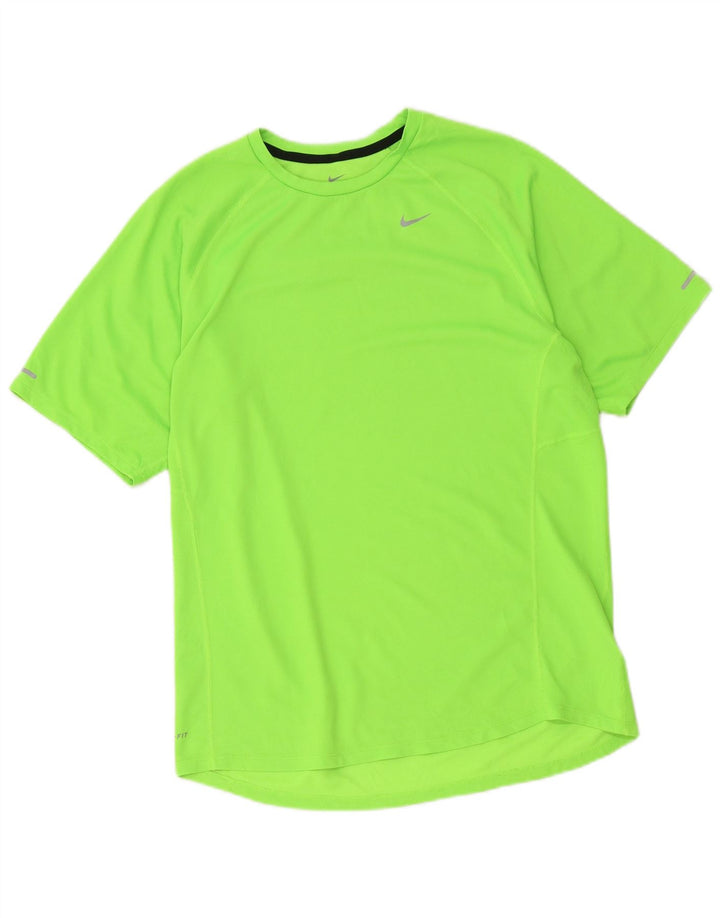 Tricou Nike Dri Fit pentru bărbați Top mare din poliester verde