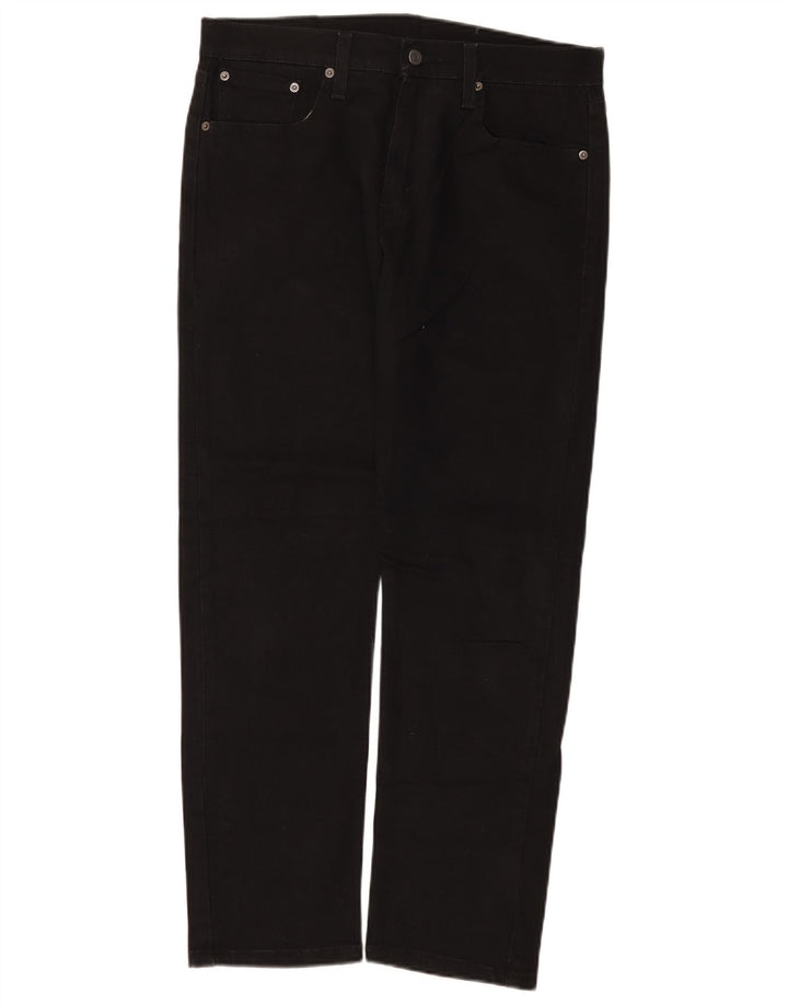 Blugi conici pentru bărbați Levi's 502 W32 L30 bumbac negru