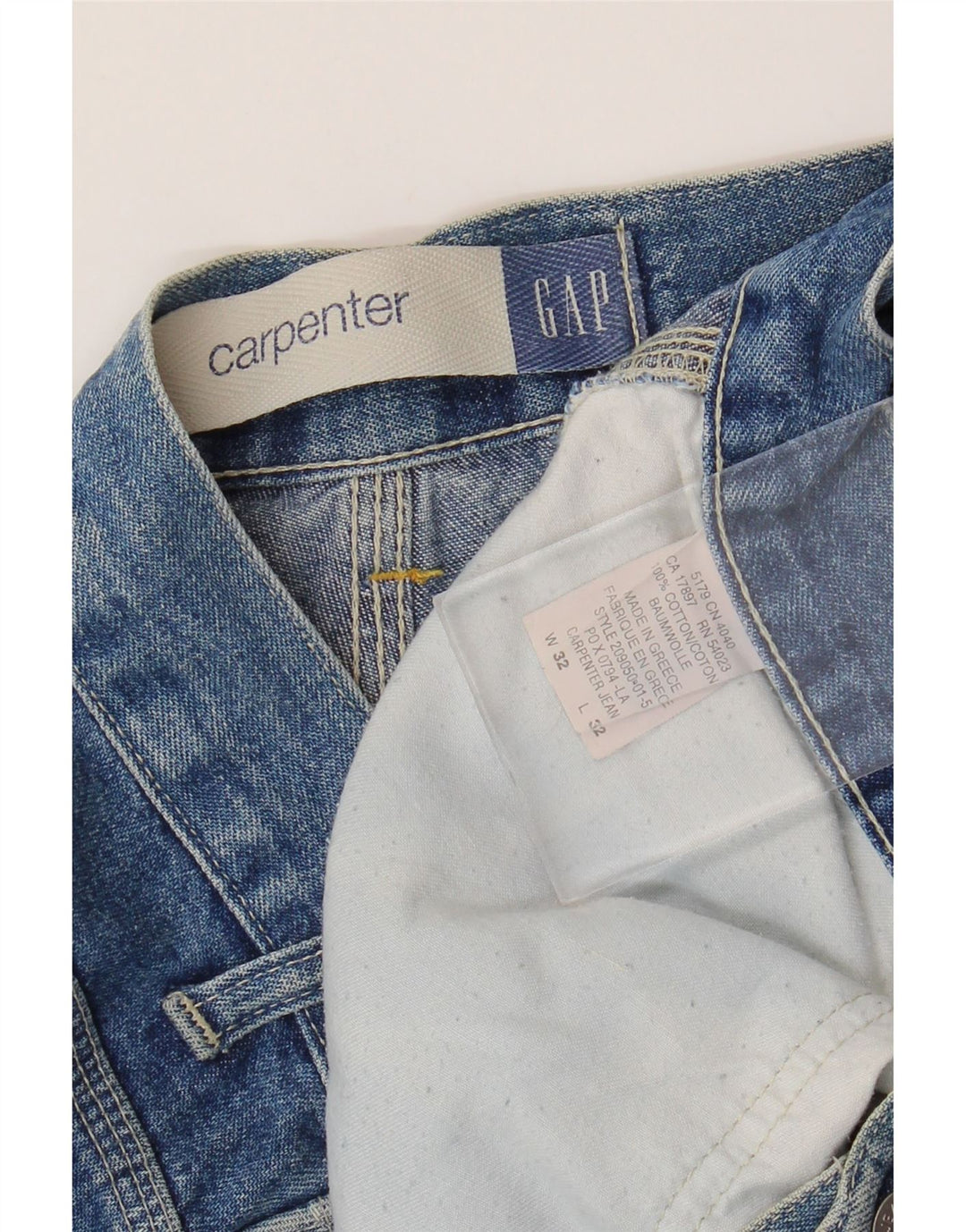 Blugi Gap Carpenter Cargo Straight pentru bărbați W32 L32 Bumbac albastru