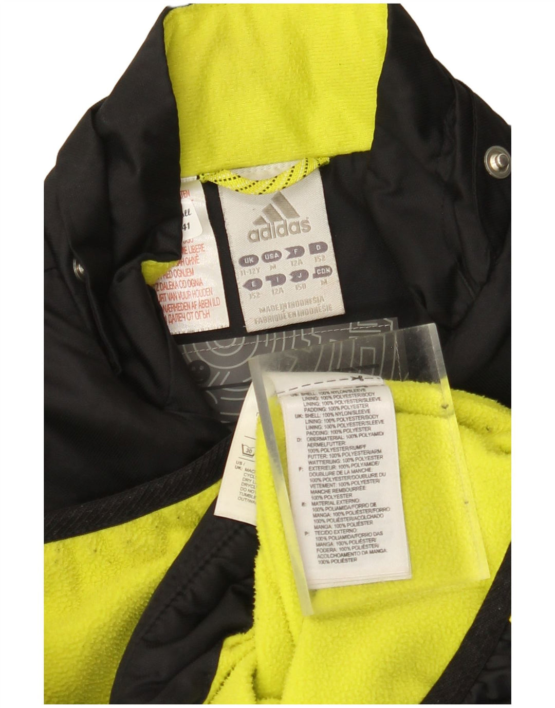 Jachetă de trening ADIDAS pentru băieți, 11-12 ani, nailon color bloc negru