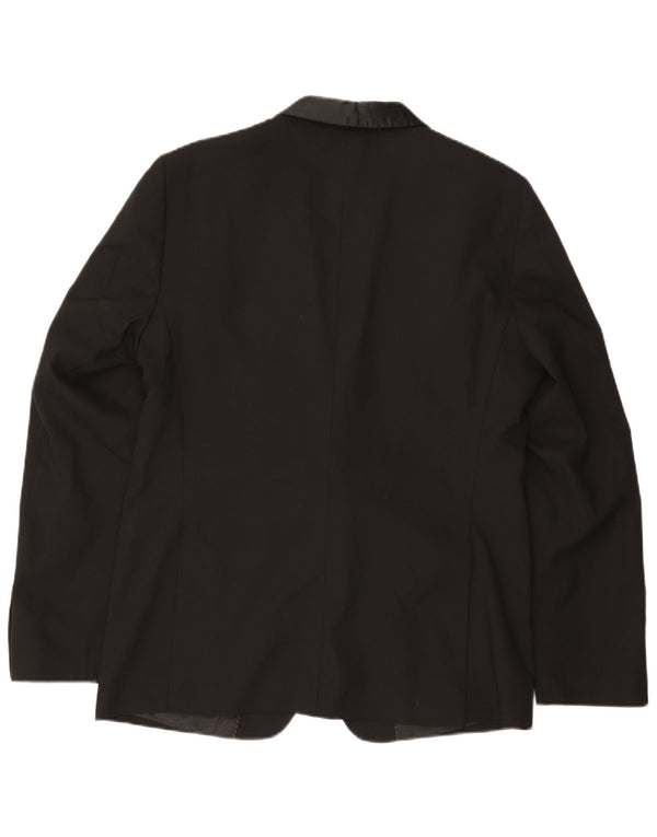 Blazer pentru bărbați Zara, cu 2 nasturi, UK 40Lung Negru