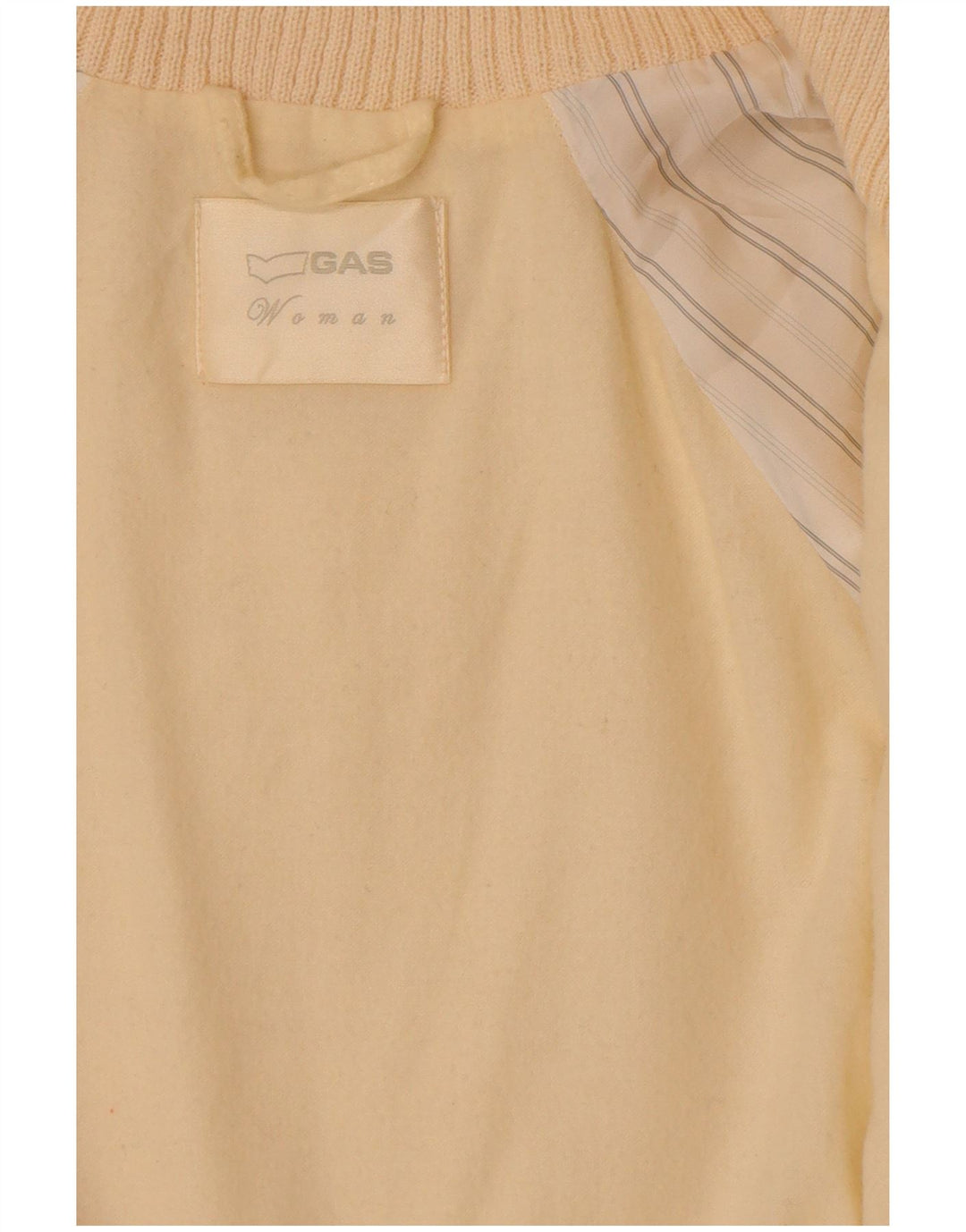 Palton de blană artificială pentru femei Gas UK 14 Medium Off White