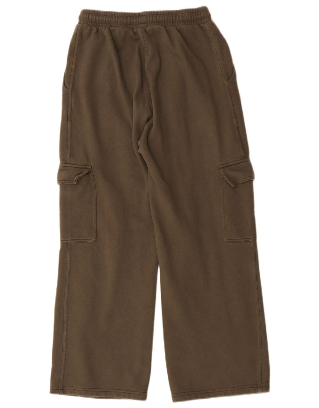 Pantaloni de trening cargo pentru femei Zara UK 12, bumbac mediu kaki