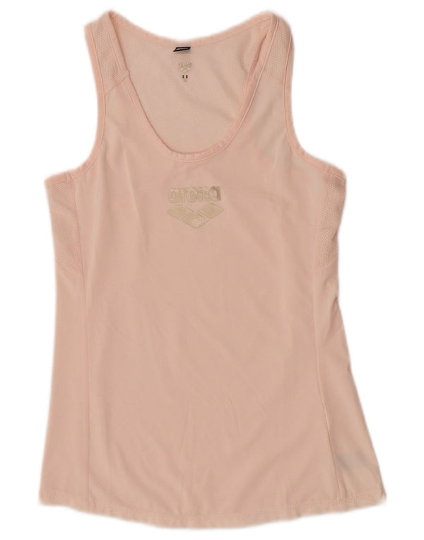 Top cu vestă grafică pentru femei Arena UK 4 XS roz