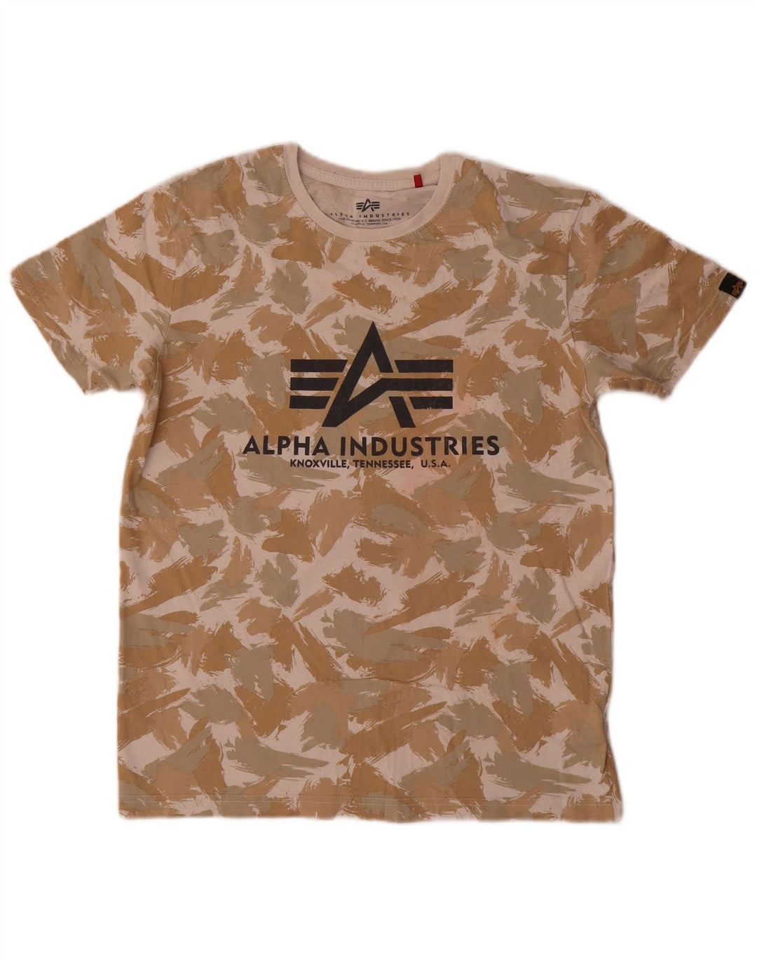Tricou grafic pentru bărbați Alpha Industries Top mic din bumbac multicolor