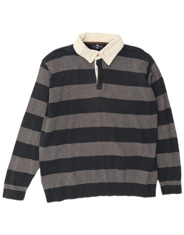Marks & Spencer Pulover pentru bărbați Blue Harbour cu gât polo, mediu negru