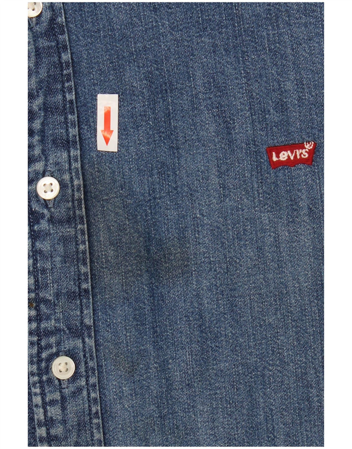 Cămașă de blugi pentru bărbați Levi's XL, bumbac albastru