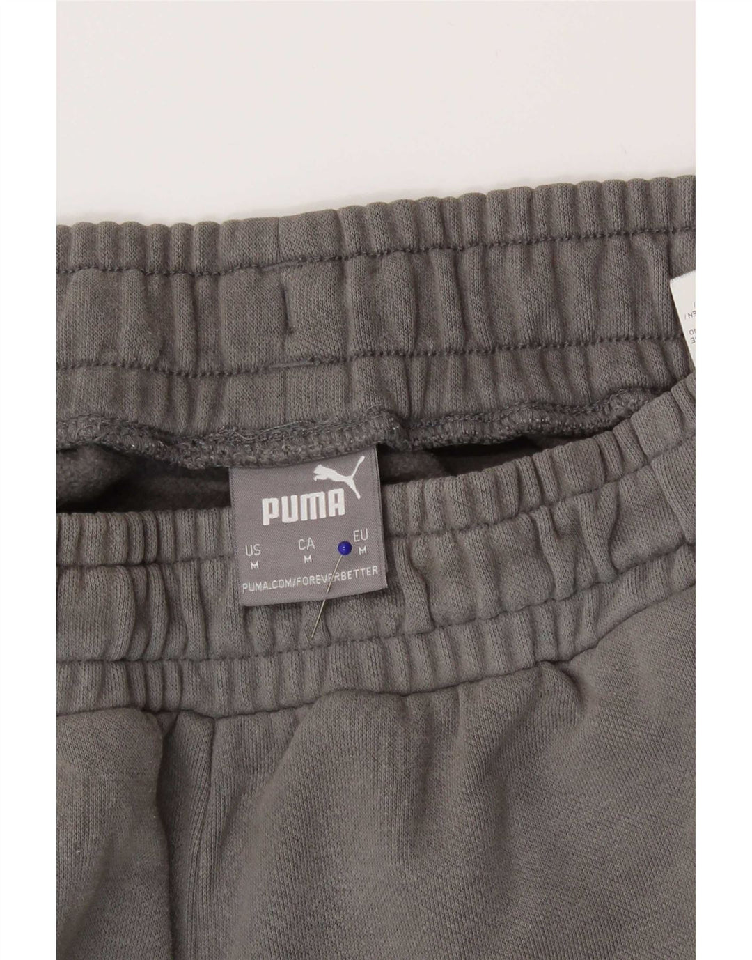 Pantaloni de trening pentru bărbați Puma Pantaloni de jogging, gri mediu, bumbac color bloc