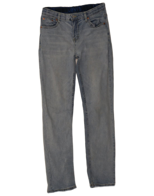Blugi Levi's pentru fete 502 slim 15-16 ani W29 L31 albastru bumbac