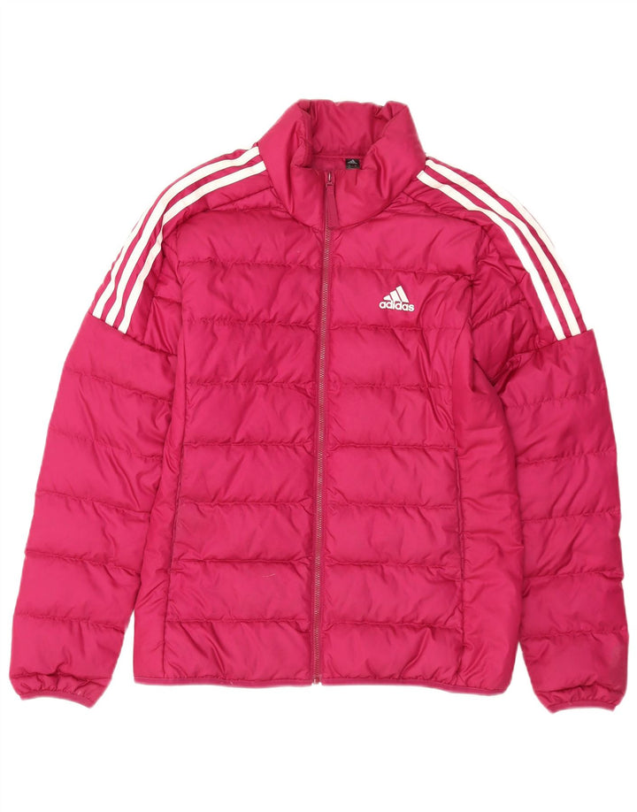 Jachetă căptușită pentru femei Adidas UK 8/10 Poliester roz mic