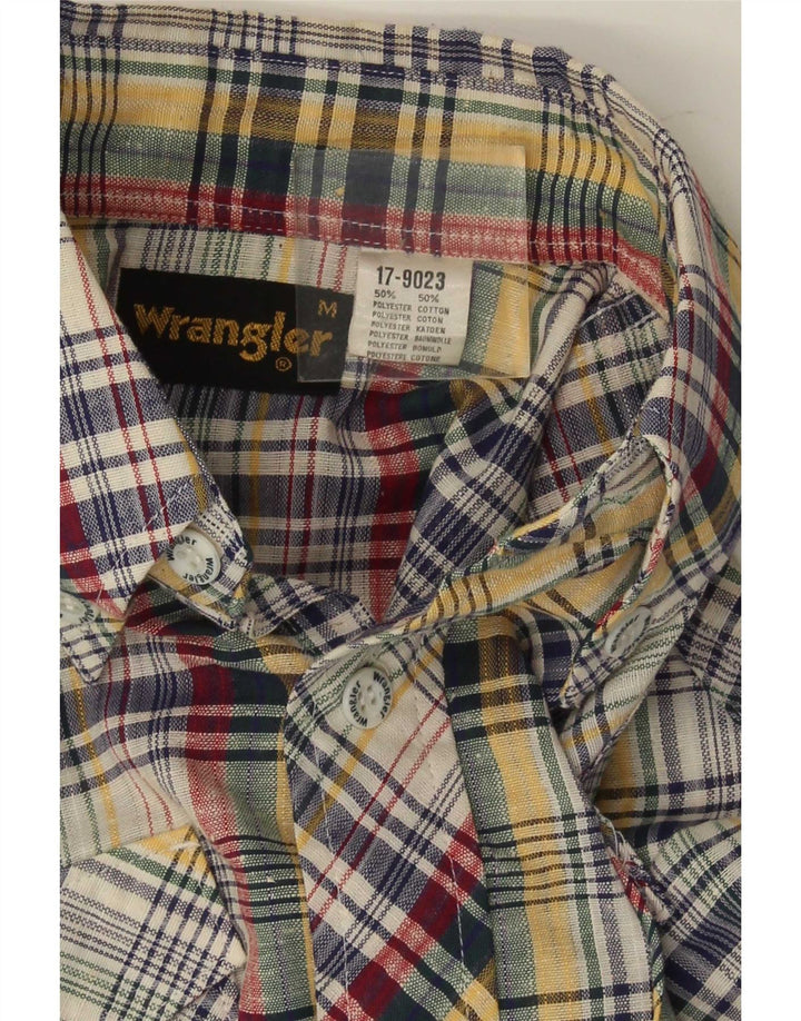 Cămașă de flanel pentru bărbați Wrangler, bumbac cu carouri, multicoloră, medie