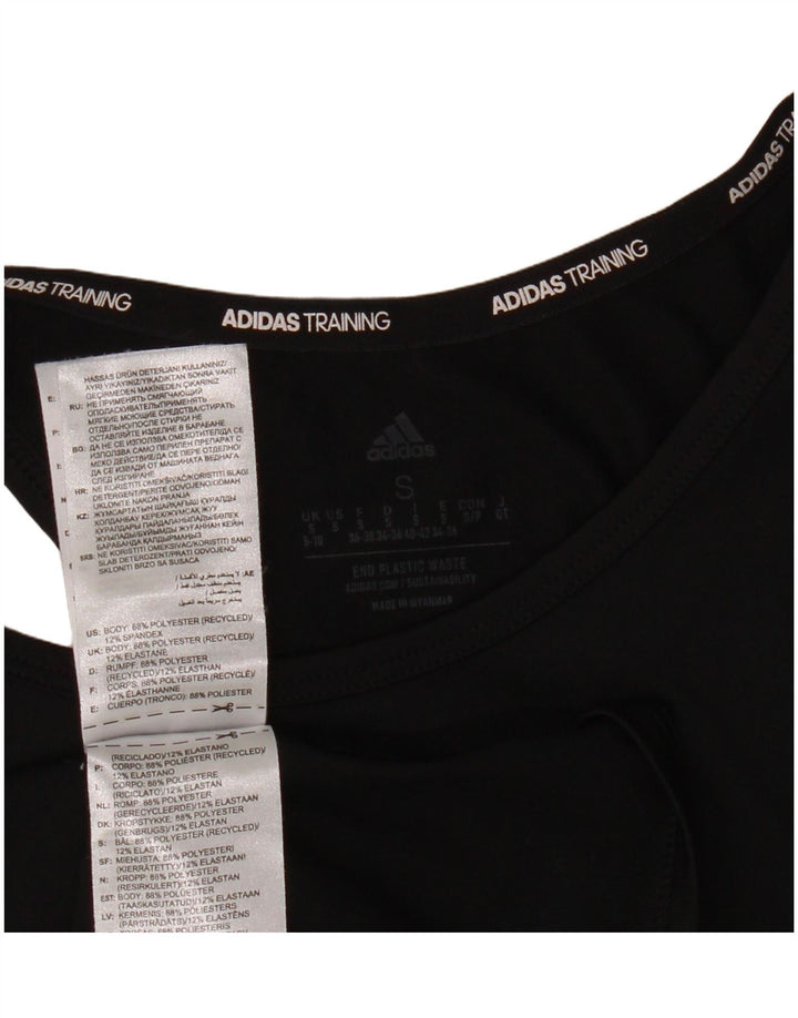 Vestă Adidas Aeroready pentru femei UK 8/10 Poliester negru mic
