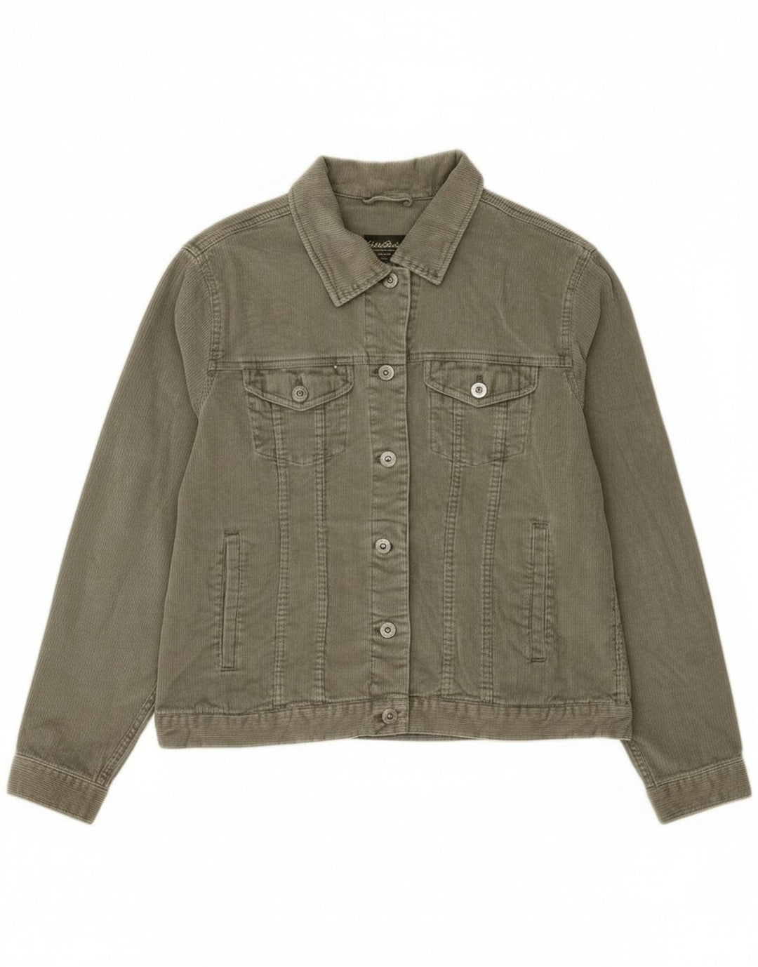 Jachetă din velur pentru femei Eddie Bauer UK 16, mare, verde, bumbac