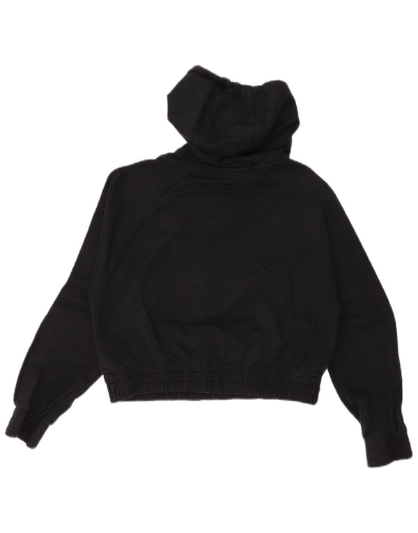 Jumper Nike pentru femei oversized Crop Graphic Pulover UK 10 Bumbac negru mic