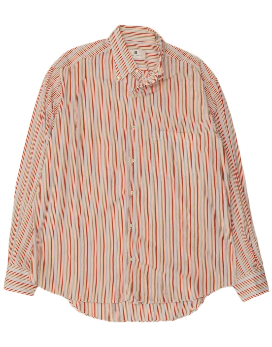 BALLANTYNE Mens Shirt XL Multicoloured Striped Cotton