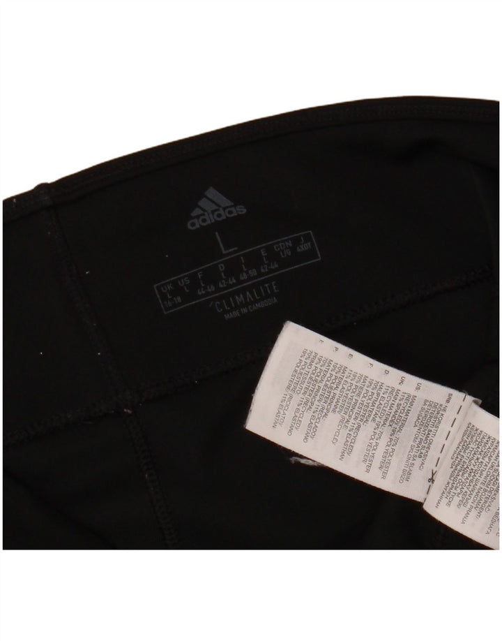 Leggings Adidas Climalite Capri pentru femei Marea Britanie 16/18 Poliester negru mare
