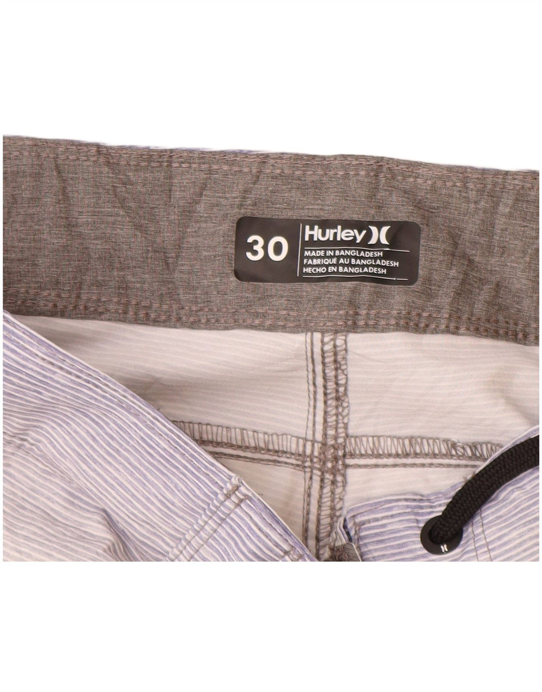 Pantaloni scurți de înot grafic pentru bărbați Hurley, gri mediu, poliester color bloc