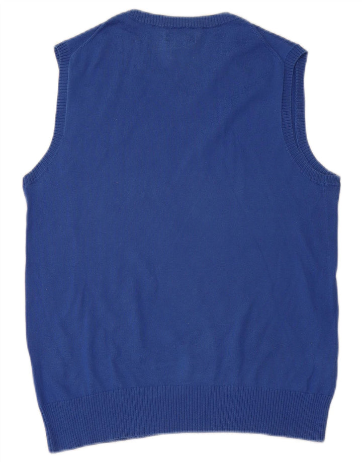 POLO RALPH LAUREN Băieți Vestă Tank Top 14-15 Ani Mare Bumbac Albastru