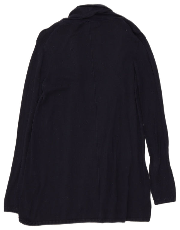 Pulover cardigan deschis pentru femei Zara UK 10 mic, bleumarin, viscoză