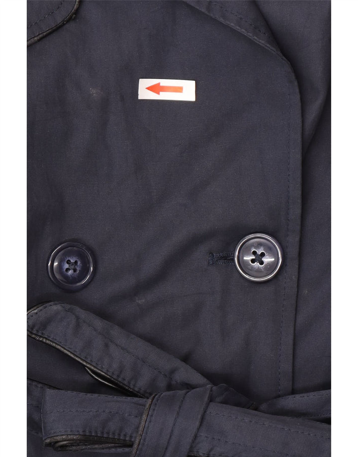 Trenci pentru femei Naf Naf IT 48 XL Bumbac bleumarin