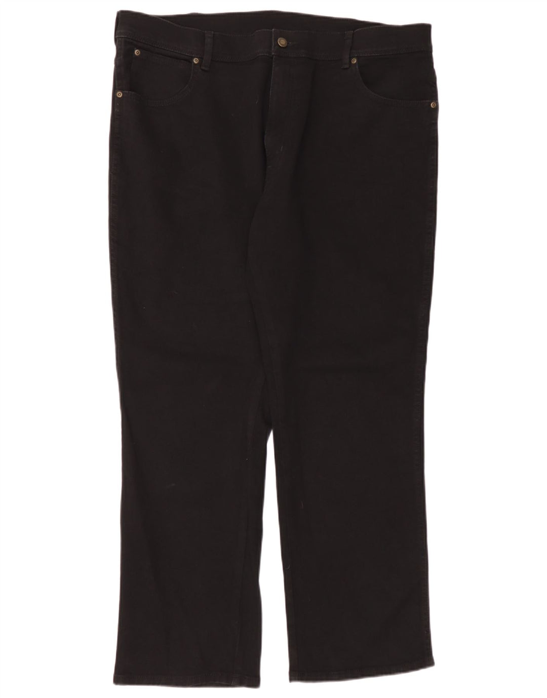 Blugi drepti Wrangler pentru femei, cu ajustare normală, W40 L30, bumbac negru