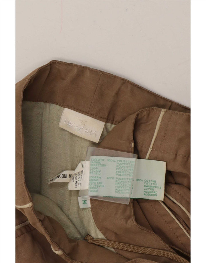Diadora Pantaloni Drepți Casual Bărbați Mediu W32 L31 Bej Poliester