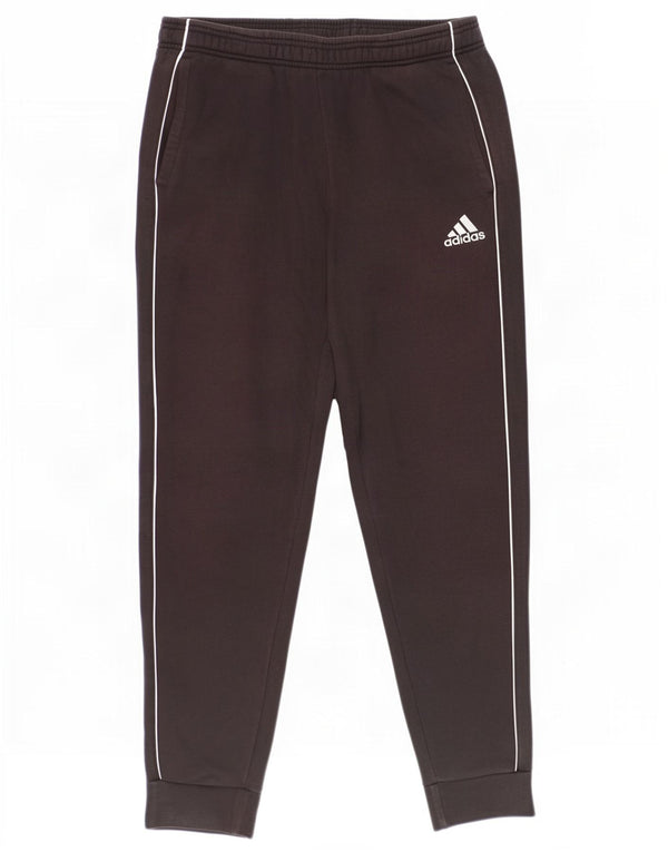 Adidas Womens Tracksuit Trousers Joggers UK 14 Medium Black Cotton
