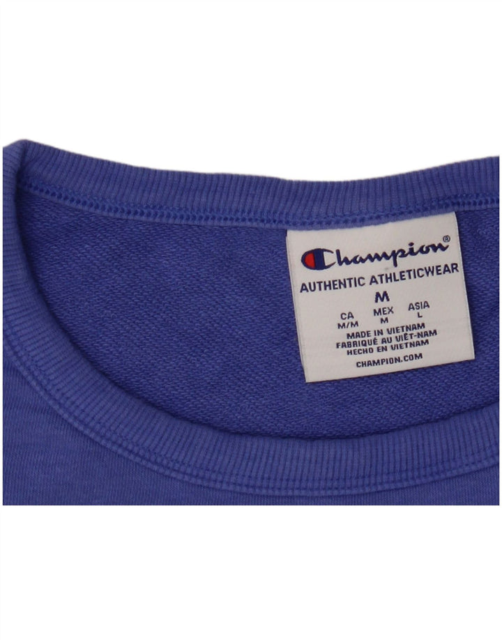 Pulover pentru damă CHAMPION Crop Oversized Pulover UK 14 Medium Blue