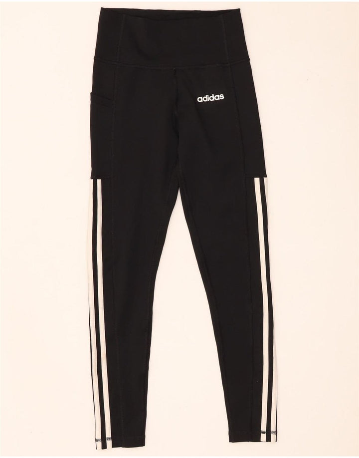 Leggings Climalite Adidas pentru femei UK 4/6 XS poliester negru