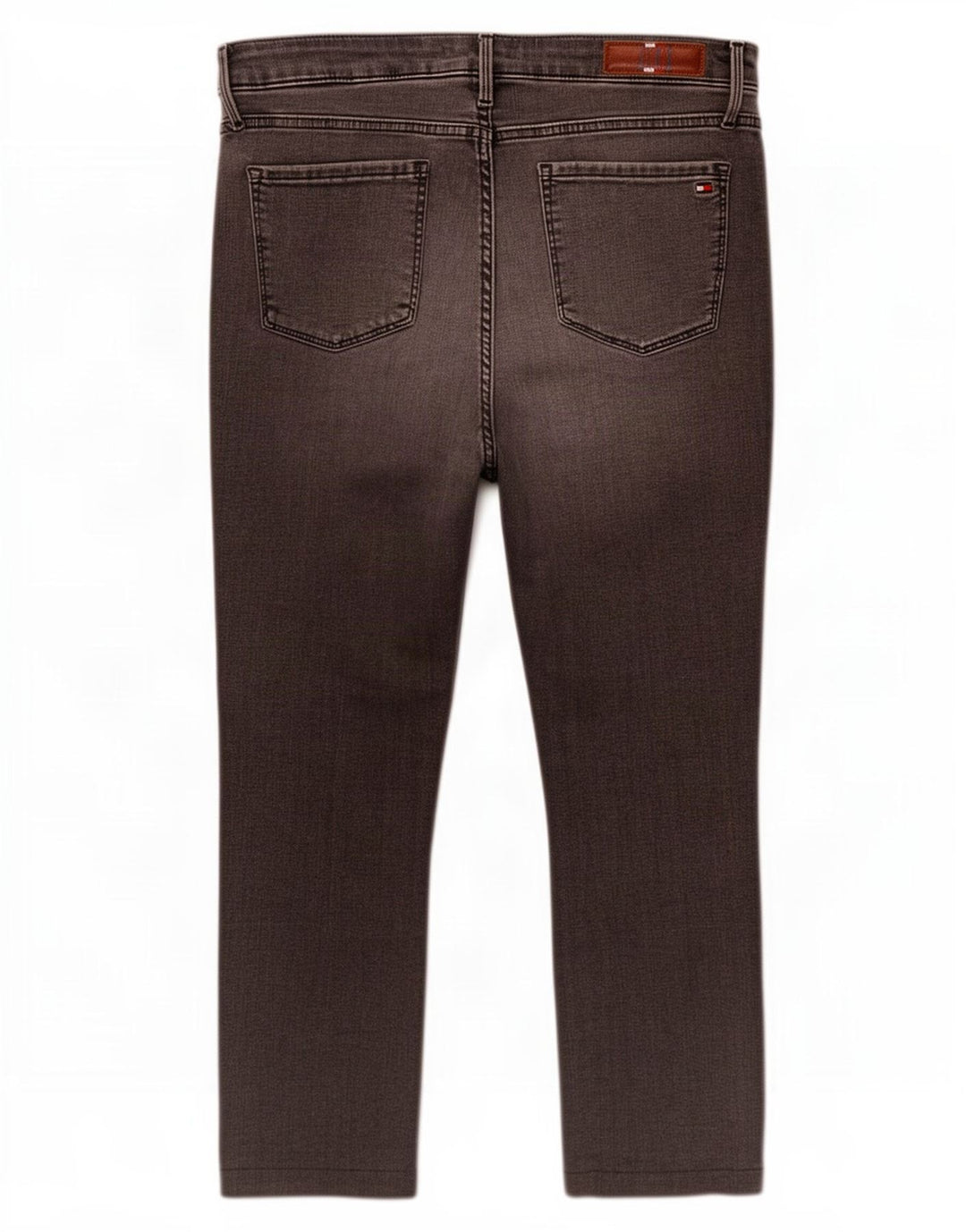 Blugi crop slim pentru femei Tommy Hilfiger W30 L25 gri