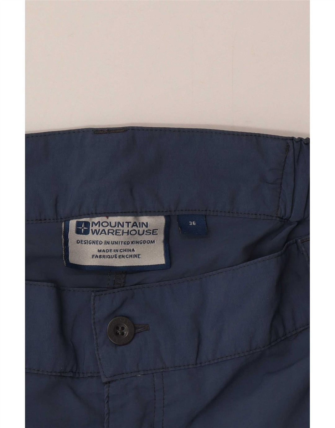 Pantaloni scurți cargo pentru bărbați Mountain Warehouse W36 nailon mare bleumarin