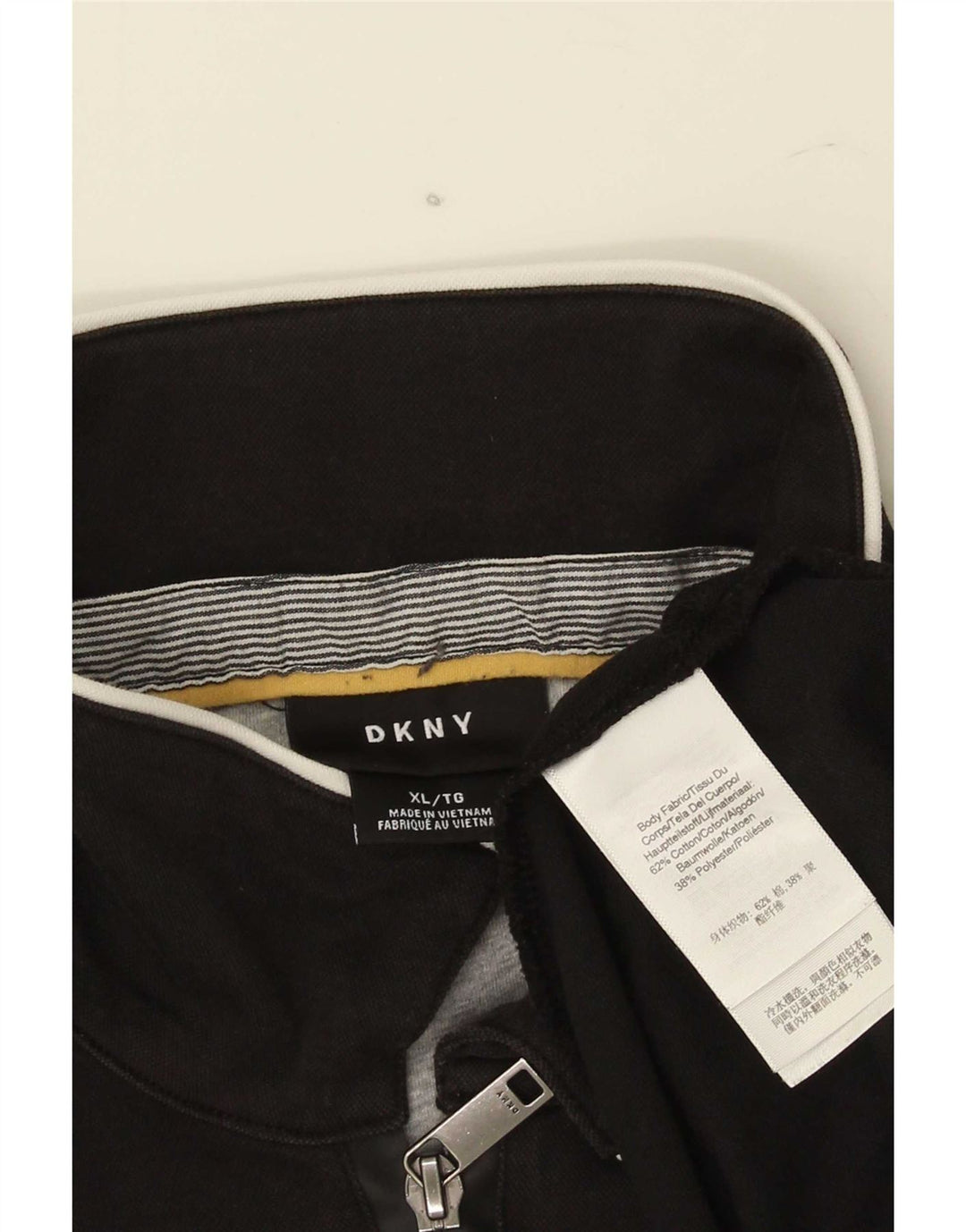 Tricou polo pentru bărbați Dkny XL bumbac negru