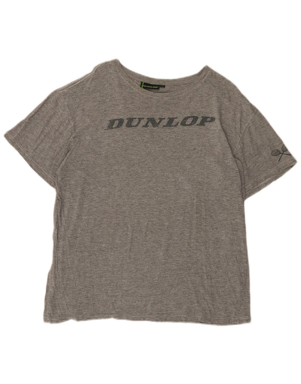 Tricou cu grafic Dunlop pentru femei Top UK 20 2XL Gri pete