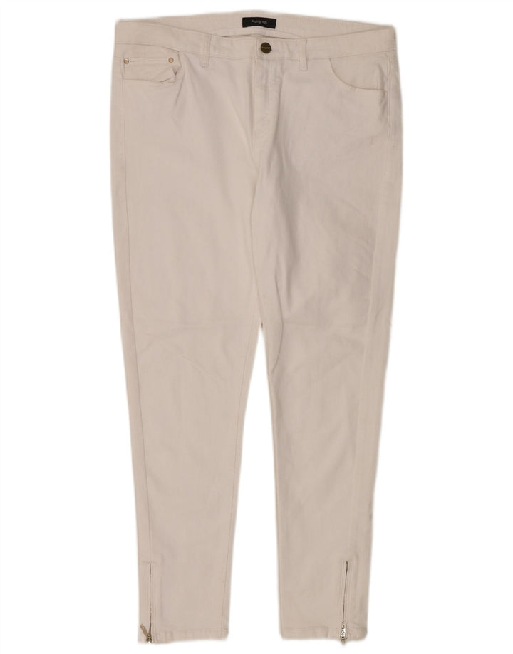 MARKS & SPENCER Blugi skinny autograf pentru femei W34 L28 alb