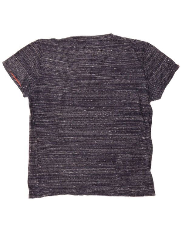 SUPERDRY Tricou pentru femei Top UK 16 mare, albastru marin, bumbac cu pete