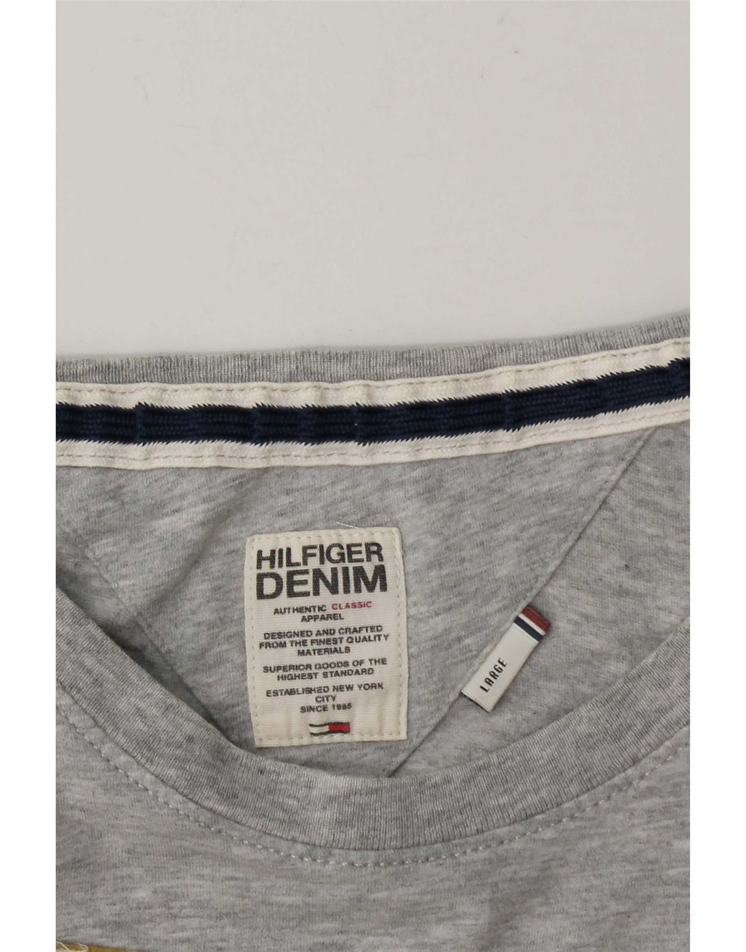 Tricou grafic Tommy Hilfiger pentru bărbați Top mare gri