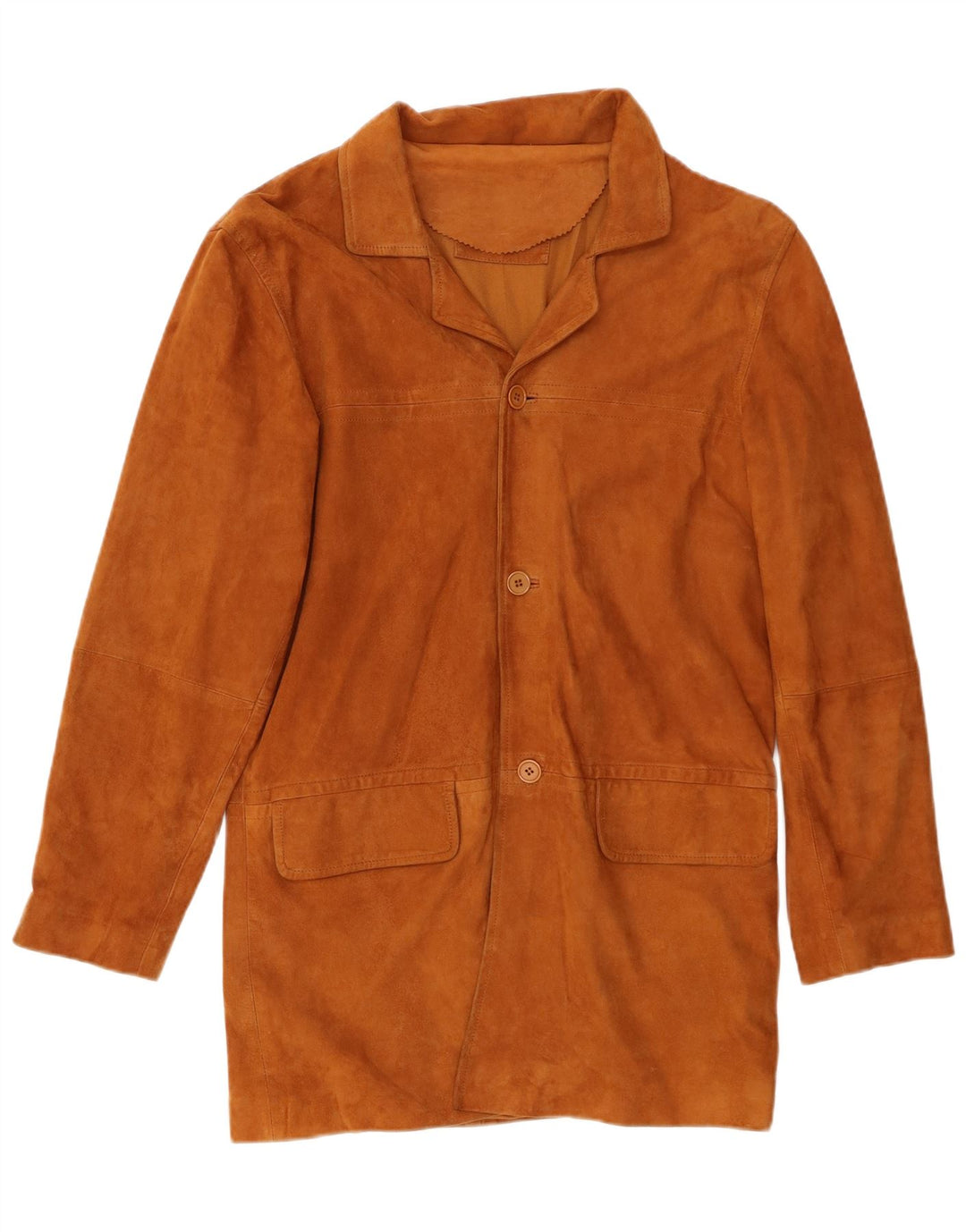 Jachetă de piele intoarsa pentru barbati VINTAGE IT 52 XL din piele bej