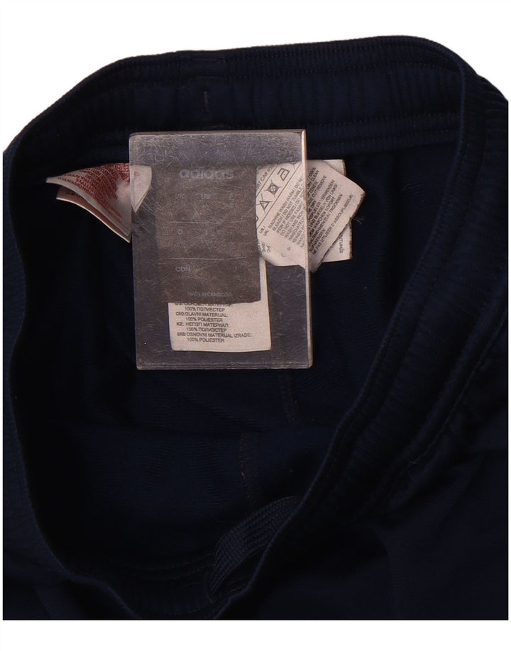 Pantaloni de trening Adidas băieți 11-12 ani poliester bleumarin