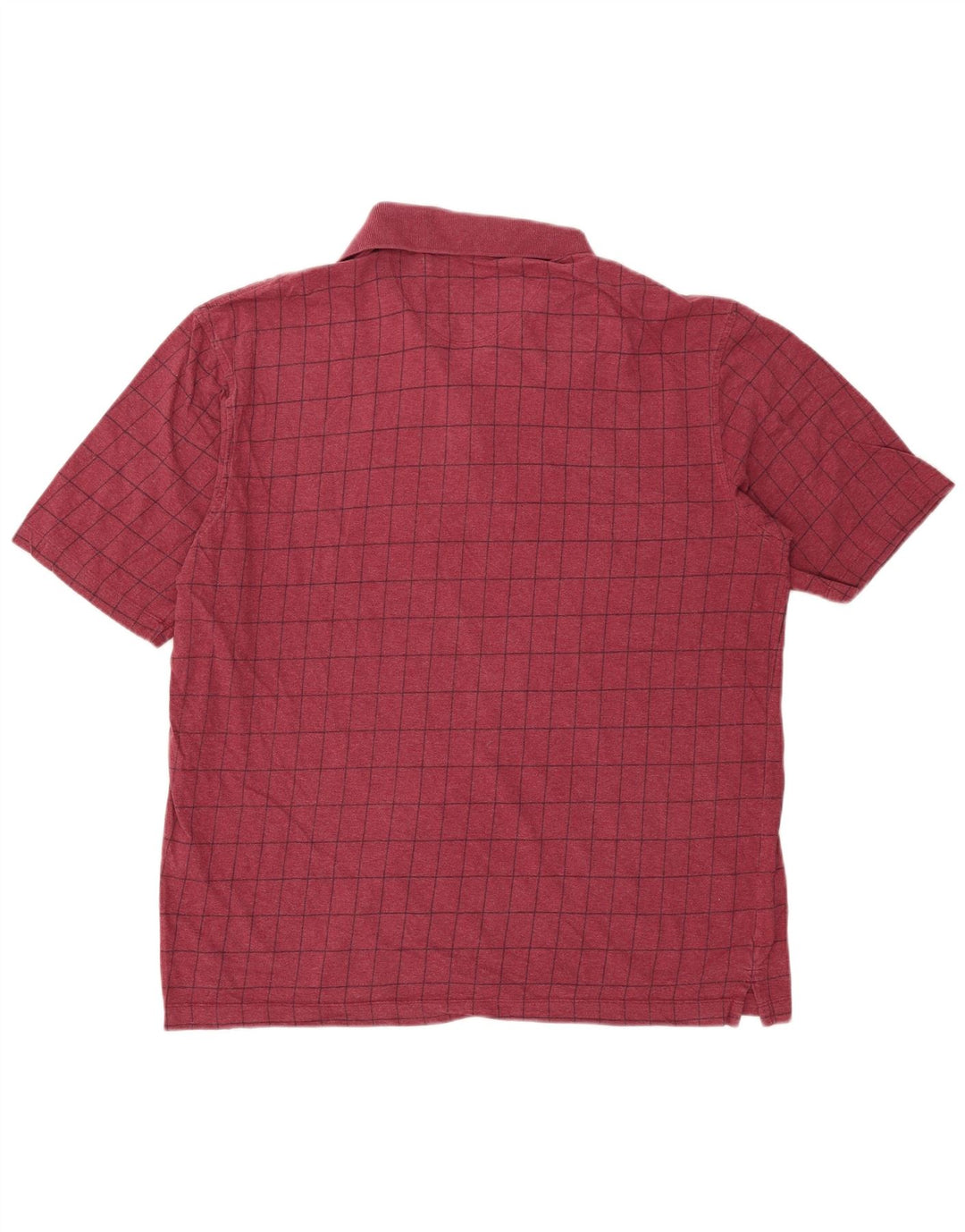 Tricou polo pentru bărbați Dockers XL, bumbac cu carouri maro