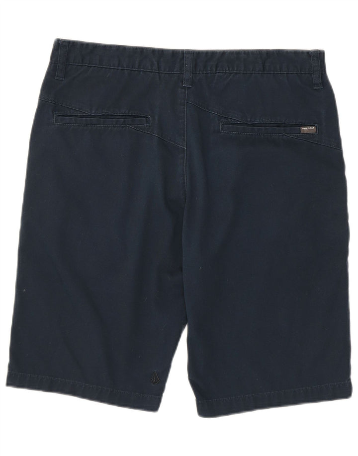 Pantaloni scurți chino pentru bărbați Volcom W32, bumbac, albastru bleumarin mediu