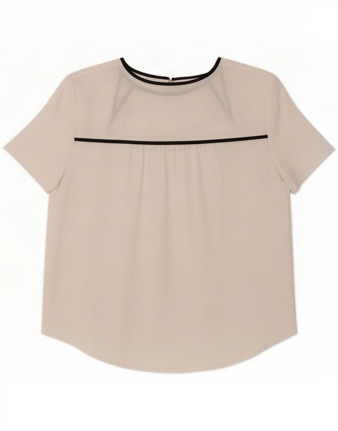 Armani Exchange Bluză pentru femei Top UK 14 Medium White Colorblock Poliester
