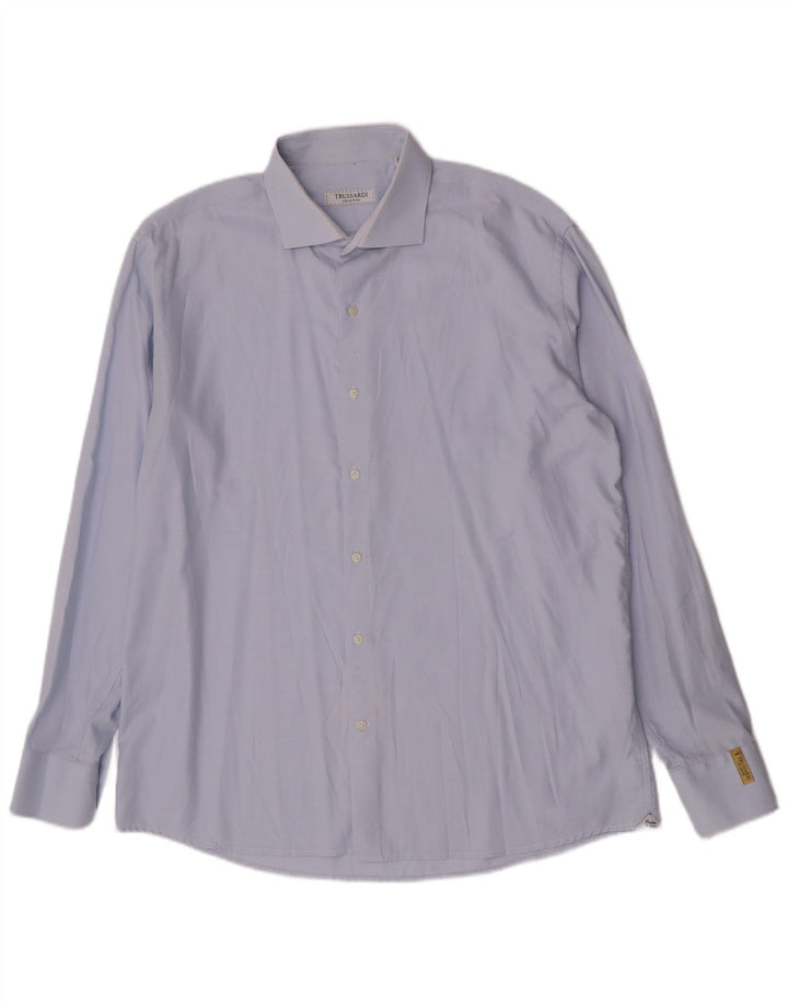 Trussardi Cămașă Bărbați Mărimea 45 18 2XL Albastru