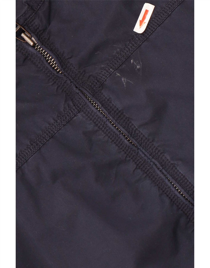 Jachetă Bomber Superdry pentru bărbați UK 42 XL, bumbac bleumarin