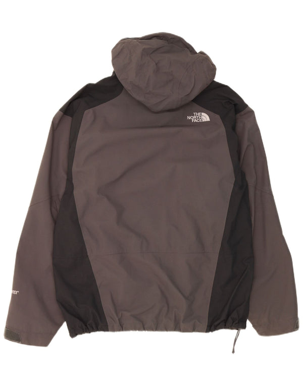 Jachetă de ploaie cu glugă pentru bărbați The North Face UK 40, mare, gri, nailon color bloc