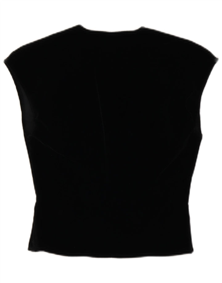 Bluză Vintage pentru femei Vest IT 44 Medium Black