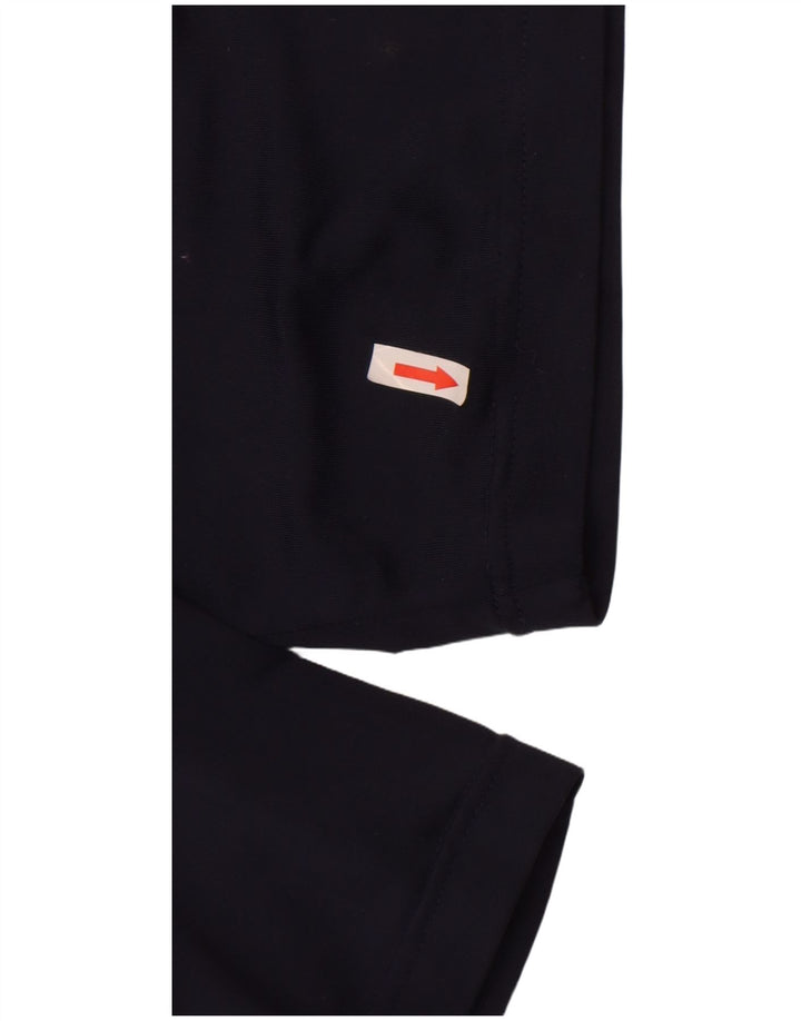 Pantaloni scurți sport Climalite Adidas pentru femei UK 12 Medium Bleumarin Poliester