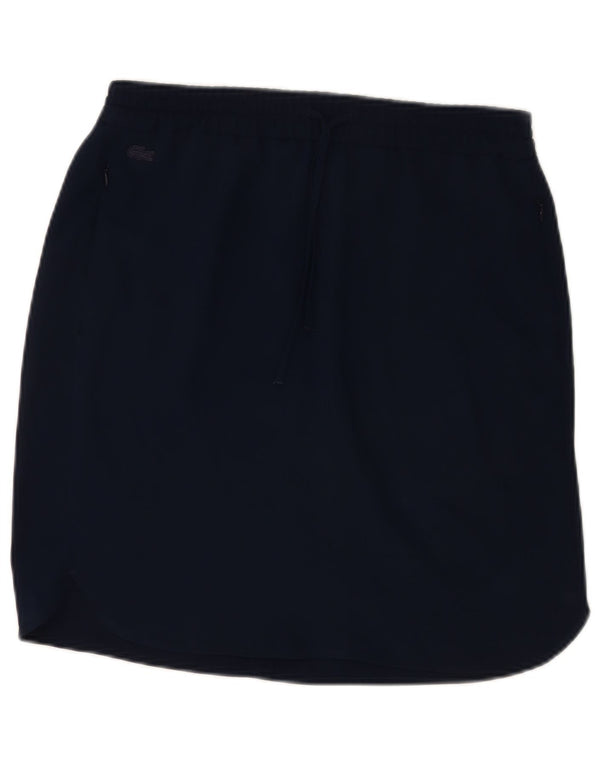 Lacoste Womens Mini Skirt EU 38 Medium  Navy Blue Polyester