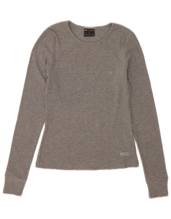 Top pentru femei Champion cu mânecă lungă UK 14 Medium Gri