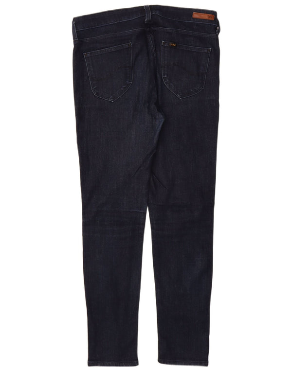 Blugi skinny pentru femei Scarlett Lee W32 L31 bumbac bleumarin