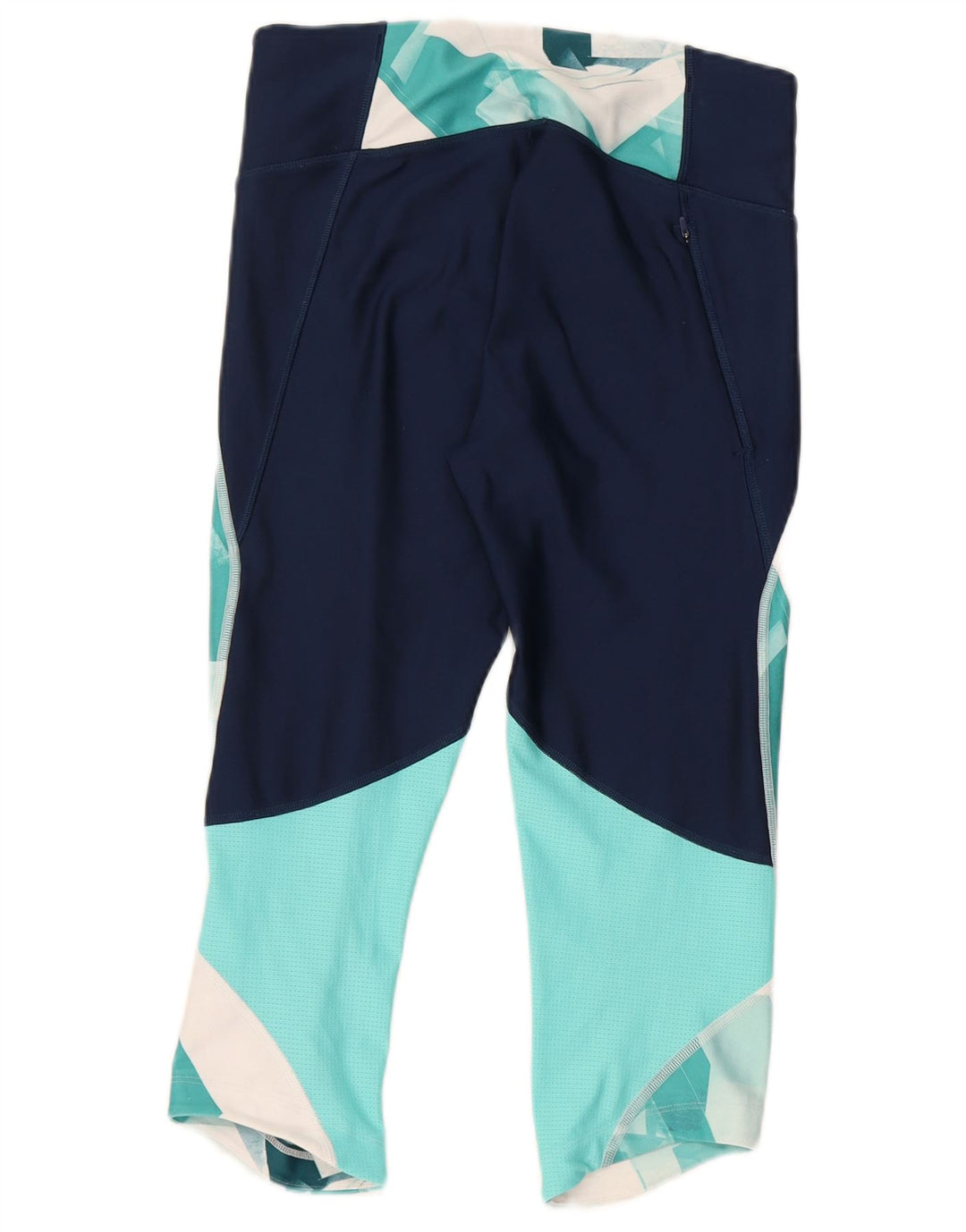 Leggings de compresie pentru femei Under Armour UK 12 Medium Turcoaz Geometric